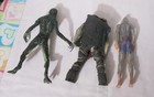 3x Corpse  Caveman And Attack Alien Figures From X-files  By Mcfarlane Toys 1998