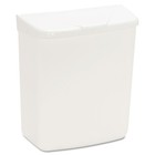 Hospeco 250201w 1 Gal Ppc Plastic Wall Mount Sanitary Napkin Recep-abs - Wht New