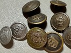          Wwi German M1910 Crown Uniform Buttons     Mixed Makers  set Of 12 