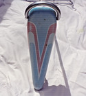 Vtg Red Wht Blue Banana Seat With Sissy Bar Combo Muscle Bike Schwinn Stingray