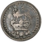 1826 Shilling 12d Great Britain George Iv British Lion Silver Coin 8t