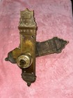 Historical Original Brass Knob plate Key Set Dallas Praetorian Patent 1905