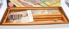 Spear s Weaving Loom Size 4 Vtg Wooden Tabletop Craft Loom Made In England Exc
