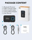 1mii Bluetooth 5 3 Music Receiver For Car home Stereo  Aux Bluetooth Adapter For