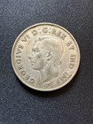 1946 Canadian Silver 50 Cents Half Dollar Coin