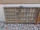 3 Antique Printers Type Set Trays