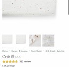 Pehr Fitted Crib Sheet Sweet Dreams 