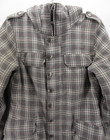 Burton Jacket Women Juniors Small Gray Dryride Snowboard Ski Plaid Cool Flavors