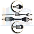Pair Front Left Right For Bmw X5 3 0l 4 4l 4 8l 2001-06 Cv Axle Shafts Assembly