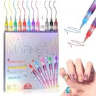 Nail Art Pens Set  New Nail Art Markers For Gel Nails  Diy Nail Art 12 Colors