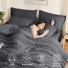 Sunstyle Home Full queen Comforter Sets 7 Pieces  Seersucker Bed In A Bag Lightw