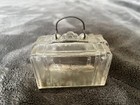 Vintage Glass Souvenir Suitcase Candy Container