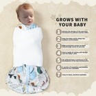 Newborn Sleep Sack Baby Swaddle 3-way Adjustable Wearable Blanket 100  Rayon    