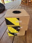 Thee New Boxes Uline Striped Barricade Tape - 3 x1000 Black yellow S-17224 Usa 