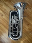 Willson 2950ta Silver Bb Euphonium 4-valve Piston With Case