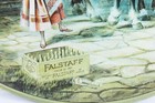Falstaff Advertising Beer Sign Tray Circa 1960s 70s 24 Inch Color Tin Litho