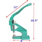 Grommet Machine 3 Die  0  2  4  1500 Grommets Eyelet Hand Press Tool Banner Us