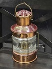 Antique Ankerlicht Copper Lantern Nautical Maritime Anchor Ship Lamp Holland 