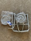 Drive Medical 11148-1 Folding Steel Beside Commode  Portable Toilet  