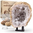 Jumbo Geode Science Kit For Kids - Break Your Own Extra-large Natural Crystals 