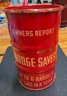 Vintage  switch To Dodge And Save You Money  Barrel Coin Bank 