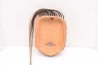 Native Northwest Coast Lg Dzunukwa Mask Vintage Hand Carved Wood Hand Painted