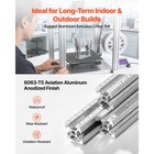 Uimoso 10pcs 2020 Aluminum Extrusion 48  1220 Mm T Slot Anodized Linear Rail