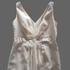David s Bridal Ivory Sleeveless Bridesmaid Dress Size 10 Nwot