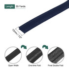 1 2 Inch Double Fold Bias Tape Continuous Bulk Bias Tape  navy Blue 55 Yards 