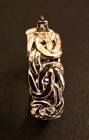 Sterling Silver Woven Hoop Earrings     Made In Turkey     Braided Design     925