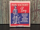 Vintage Matchbook Full Unstruck Wwii World War 2 Victory