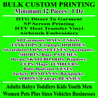 10dzs 11dzs 12dzs Screen Printing Black Ts 1color 1setup Logos Images All Sizes
