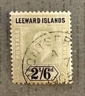 Leeward Islands 27  1902 2s 6d King Edward Vii Kevii Stamp-used