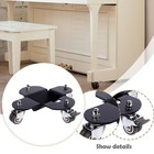 Piano Trolley With 4 Wheels Sturdy Floor Protection With Brake For Transporting