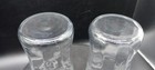 2 Antique Cambridge Marjorie Needle Etch Tumblers 1920s 8oz Floral Fuchsia 4 5 