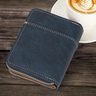 Mens Rfid Blocking Leather Wallet Credit Card Id Holder Zipper Purse Waterproof