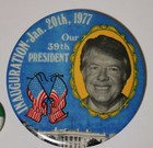 President Jimmy Carter Vintage Political Pin Badge Lot Set Peanut Inauguration 
