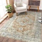 Modern Floral Area Rug 9x12 8x10 5x7 Carpet For Living Room Bedroom Rug Washable
