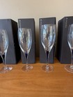 Orrefors Intermezzo Blue Crystal Wine Glasses Clear blue Stemmed Set 11 33cl