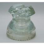 Antique Hemingray 62 Ice Green Glass Mickey Mouse Insulator Made In Usa