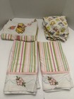 Winnie The Pooh Baby Bedding Lot  Diaper Stacker  2 Window Valances  Crib Sheet