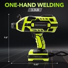 Handheld Arc Welder Kit 110v With Auto-darkening Goggles   30 Rods  Green