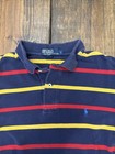 Vintage Men   s Polo Ralph Lauren Striped Long Sleeve Rugby Shirt  Size Large