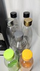 Sodastream Source Sou-001 Sparkling Water Soda Maker Black W  7 Bottles