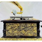 Vintage Hmv Gramophone Fully Functional Working Phonograph  Win-up Record Player