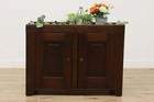 Farmhouse Primitive Antique Country Dry Sink Cupboard  51953