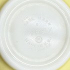 Vintage Pryex 1 1 2 Qt Gooseberry Black On Yellow Cinderella Mixing Bowl 442 Usa