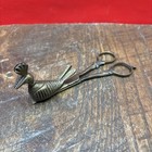 Antique  Style Brass Candle Snuffer Scissors     Vintage Wick Trimmer  Home  Decor