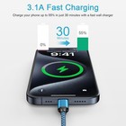 Fivebox 2pack 6ft Fast Charging Cable Charger For Iphone 16e  16  16 Pro    