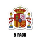 Spanish Coat Of Arms Of Spain Sticker Vinyl Die-cut Flag Decal 4inch 2 Pack